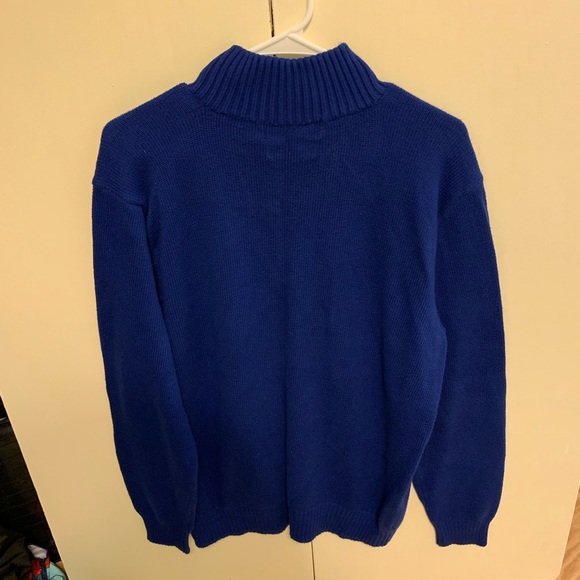 Polo Ralph Lauren quarter-zip blue sweater - Large - Picture 5 of 8